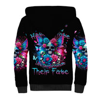 Fairy Skull Sherpa Hoodie Let Karma Handle Their Fate - Wonder Print Shop
