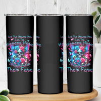 Fairy Skull Skinny Tumbler Let Karma Handle Their Fate - Wonder Print Shop