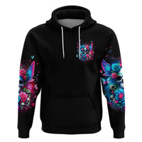 Fairy Skull Zip Hoodie Let Karma Handle Their Fate - Wonder Print Shop