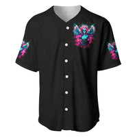 Witch Skull Baseball Jersey The Good Girl In Me Got Tired Of The Bullshit - Wonder Print Shop