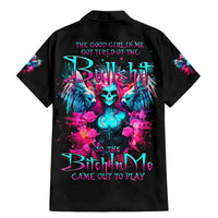 Witch Skull Family Matching Mermaid Dress and Hawaiian Shirt The Good Girl In Me Got Tired Of The Bullshit - Wonder Print Shop