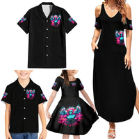 Witch Skull Family Matching Summer Maxi Dress and Hawaiian Shirt The Good Girl In Me Got Tired Of The Bullshit - Wonder Print Shop
