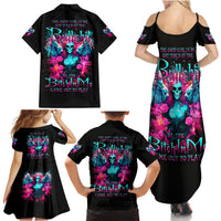 Witch Skull Family Matching Summer Maxi Dress and Hawaiian Shirt The Good Girl In Me Got Tired Of The Bullshit - Wonder Print Shop