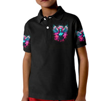 Witch Skull Kid Polo Shirt The Good Girl In Me Got Tired Of The Bullshit - Wonder Print Shop