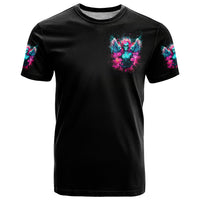 Witch Skull T Shirt The Good Girl In Me Got Tired Of The Bullshit - Wonder Print Shop