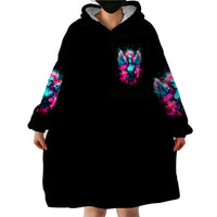 Witch Skull Wearable Blanket Hoodie The Good Girl In Me Got Tired Of The Bullshit - Wonder Print Shop