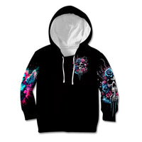Rose Skull Kid Hoodie Fresh Out Of Fucks - Wonder Print Shop