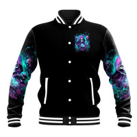 Witch Skull Baseball Jacket If I'm Too Quiet And Smiling You Might Want To Run - Wonder Print Shop