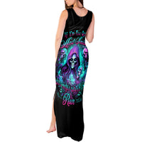 Witch Skull Tank Maxi Dress If I'm Too Quiet And Smiling You Might Want To Run - Wonder Print Shop