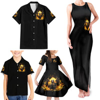 Angel Skull Family Matching Tank Maxi Dress and Hawaiian Shirt Underestimate Me That 'll Be Fun - Wonder Print Shop