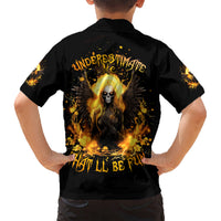 Angel Skull Kid Hawaiian Shirt Underestimate Me That 'll Be Fun - Wonder Print Shop