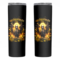 Angel Skull Skinny Tumbler Underestimate Me That 'll Be Fun - Wonder Print Shop