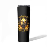 Angel Skull Skinny Tumbler Underestimate Me That 'll Be Fun - Wonder Print Shop