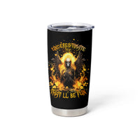 Angel Skull Tumbler Cup Underestimate Me That 'll Be Fun - Wonder Print Shop