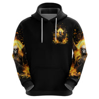 Angel Skull Zip Hoodie Underestimate Me That 'll Be Fun - Wonder Print Shop