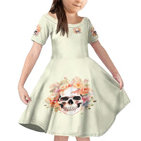 Rose Skull Family Matching Mermaid Dress and Hawaiian Shirt The Good Girl In Me Got Tired Of The Bullshit - Wonder Print Shop