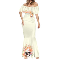 Rose Skull Mermaid Dress The Good Girl In Me Got Tired Of The Bullshit - Wonder Print Shop