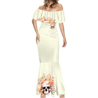 Rose Skull Mermaid Dress The Good Girl In Me Got Tired Of The Bullshit - Wonder Print Shop