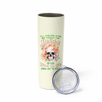 Rose Skull Skinny Tumbler The Good Girl In Me Got Tired Of The Bullshit - Wonder Print Shop