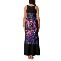 Fairy Skull Family Matching Tank Maxi Dress and Hawaiian Shirt Let Karma Handle Their Fate - Wonder Print Shop