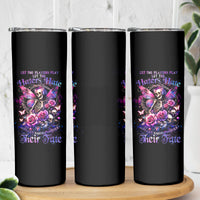 Fairy Skull Skinny Tumbler Let Karma Handle Their Fate - Wonder Print Shop