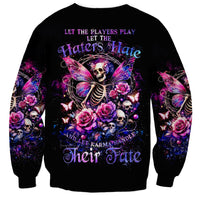 Fairy Skull Sweatshirt Let Karma Handle Their Fate - Wonder Print Shop