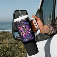 Fairy Skull Tumbler With Handle Let Karma Handle Their Fate - Wonder Print Shop