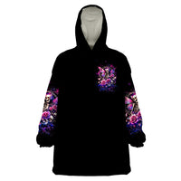 Fairy Skull Wearable Blanket Hoodie Let Karma Handle Their Fate - Wonder Print Shop