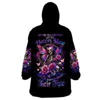 Fairy Skull Wearable Blanket Hoodie Let Karma Handle Their Fate - Wonder Print Shop
