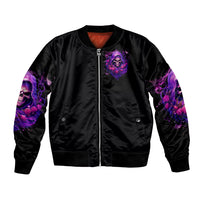 Reaper Skull Bomber Jacket I'm Not Anti-Social I'm Just Not User Friendly - Wonder Print Shop