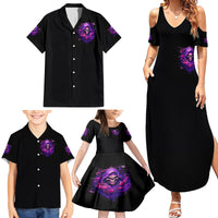Reaper Skull Family Matching Summer Maxi Dress and Hawaiian Shirt I'm Not Anti-Social I'm Just Not User Friendly - Wonder Print Shop