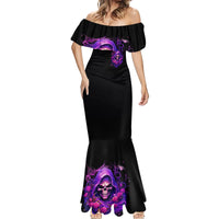 Reaper Skull Mermaid Dress I'm Not Anti-Social I'm Just Not User Friendly - Wonder Print Shop