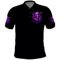 Reaper Skull Polo Shirt I'm Not Anti-Social I'm Just Not User Friendly - Wonder Print Shop