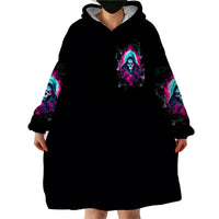 Witch Skull Wearable Blanket Hoodie The Good Girl In Me Got Tired Of The Bullshit - Wonder Print Shop