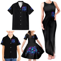 Witch Skull Family Matching Tank Maxi Dress and Hawaiian Shirt Assuming Was Like Most Girls Was Your First Mistake - Wonder Print Shop