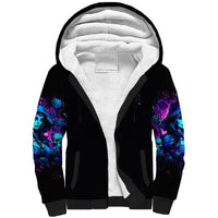Witch Skull Sherpa Hoodie Assuming Was Like Most Girls Was Your First Mistake - Wonder Print Shop