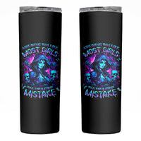 Witch Skull Skinny Tumbler Assuming Was Like Most Girls Was Your First Mistake - Wonder Print Shop