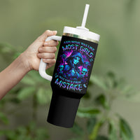 Witch Skull Tumbler With Handle Assuming Was Like Most Girls Was Your First Mistake - Wonder Print Shop