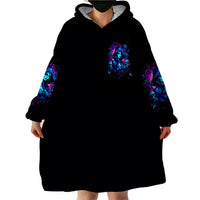 Witch Skull Wearable Blanket Hoodie Assuming Was Like Most Girls Was Your First Mistake - Wonder Print Shop