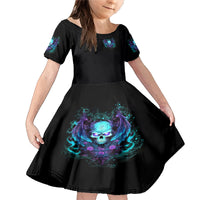 Angel Skull Family Matching Mermaid Dress and Hawaiian Shirt I'm Not Anti-Social I'm Just Not User Friendly - Wonder Print Shop