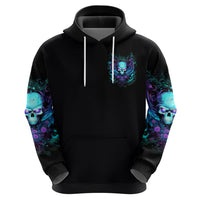 Angel Skull Hoodie I'm Not Anti-Social I'm Just Not User Friendly - Wonder Print Shop
