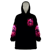 Witch Skull Wearable Blanket Hoodie I'm Not Anti-Social I'm Just Not User Friendly - Wonder Print Shop