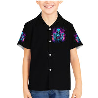 Witch Skull Family Matching Mermaid Dress and Hawaiian Shirt I Have 3 Sides And The Side You Never Want To See - Wonder Print Shop