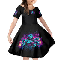Witch Skull Family Matching Summer Maxi Dress and Hawaiian Shirt I Have 3 Sides And The Side You Never Want To See - Wonder Print Shop