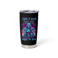 Witch Skull Tumbler Cup I Have 3 Sides And The Side You Never Want To See - Wonder Print Shop