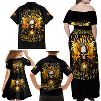 Fairy Skull Family Matching Off Shoulder Maxi Dress and Hawaiian Shirt The Good Girl In Me Got Tired Of The Bullshit - Wonder Print Shop