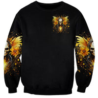 Fairy Skull Sweatshirt The Good Girl In Me Got Tired Of The Bullshit - Wonder Print Shop