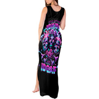 Flower Skull Tank Maxi Dress Stuck Between IDK IDC - Wonder Print Shop