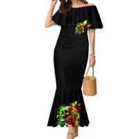 Rose Skull Mermaid Dress Stuck Between IDK IDC - Wonder Print Shop