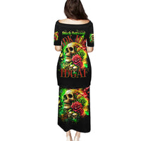 Rose Skull Puletasi Stuck Between IDK IDC - Wonder Print Shop